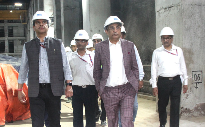 Power Ministry Additional Secretary with NHPC CMD visits NHPC Teesta-VI HE Project